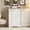 White, variant on Lacoo 47'' Tall 5 Drawers Wooden Dresser for Bedroom, Modern Storage Chest of Drawers, Brown