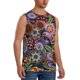 thumbnail image 2 of Fotbe Vintage Floral Men's Camiseta sin Mangas Estampada para Hombres, Playera Casual para Gimnasio, Entrenamiento, Playa-Small, 2 of 7