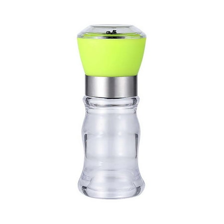 

1pc Kitchen Gadget Manual Pepper Grinder Seasoning Bottle Box Salt Pepper Container (Random Color)