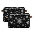 thumbnail image 2 of Cesta de almacenamiento Wamika plegable de tela 38 x 28 x 24 cm, 2 of 8