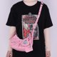 thumbnail image 5 of Bolso Bandolera Media Punk Con Remaches para Mujeres Y Niñas, 5 of 9