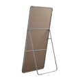 thumbnail image 5 of Elegant Decor Soft Corner Metal Rectangle Full Length Mirror 30x60 Inch in Silver, 5 of 12