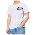 thumbnail image 1 of OJinShaWanO Hauts Bleu Bébé pour Filles T-Shirt Imprimé Manches Courtes Rose 4-5 Ans, 1 of 4