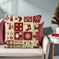 thumbnail image 6 of Dmlowu Christmas Pillow Covers for Couch, Thickened Christmas Pillow Covers 18x18, Comfortable Christmas Throw Pillows Covers for Holiday Party Christmas Decorations, 6 of 9