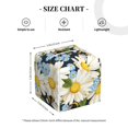 thumbnail image 4 of Kdxio Bees Collecting Nectar Print Tissue Box Cover,Square Decorative PU Leather Facial Paper Case Organizer Holder Dispenser for Bathroom,Night Stands,Desk,Car 5.2''X5.2''X5.2'', 4 of 8