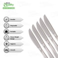 thumbnail image 2 of EcoQuality White Disposable Plastic Knives - Heavy Weight Plastic White Cutlery, Disposable Utensils, Silverware Perfect for Wedding, Birthday, Event Planning, Baby Shower, Anniversaries (128), 2 of 8