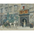 thumbnail image 2 of Ernst Graner 24x20 Gold Ornate Framed and Double Matted Museum Art Print Titled - The Departure of Emperor Francis Joseph, Near the Schweizertor in Hofburg Residence, 2 of 4