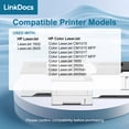 thumbnail image 4 of LinkDocs 124A Toner Cartridge Compatible for 124A 124 Q6000A Q6001A Q6002A Q6003A used with Color Laserjet 2600n 2600 1600 2605 2605dn 2605dnt CM1015 CM1017 MFP Printer (4 Color Combo Pack), 4 of 5