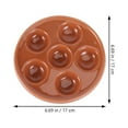 thumbnail image 4 of MasteelfCA Ceramic Escargot Plate Practical Snail Plate Conch Baking Tray Baking Snail Dish, 4 of 7
