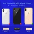 thumbnail image 2 of Compatible with iPhone Xs Max Case, Drop Protection Liquid Silicone Gel Rubber Full Body Bumper Cover with Soft Microfiber Shockproof Phone Case for iPhone Xs Max 6.5", Klein Blue, 2 of 14