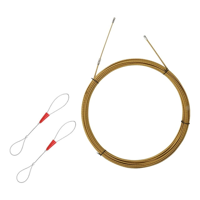 Dispositivo de enhebrado de cables, dispositivo de tracción de cuerda multifunción con resorte para instalación de cableado, pared eléctrica , 10M