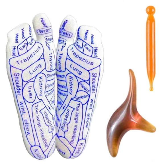 Feetyfirst Reflex Therapy Socks, Reflexology Socks, Foot Massage Socks,Reflexology Socks with Massage Tool,Foot Reflexology Socks Pressure Point Sock for Foots Massage