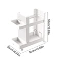 thumbnail image 3 of SPOORYYO Yoga Mat Storage Basket Trolley - Multi-Layered Fitness Equipment Storage Rack for Badminton Rackets and Household Items - Easy Assembly and Versatile Use, 3 of 6