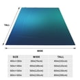 thumbnail image 3 of Fuzoiu Blue to turquoise Print Ultra-Soft Micro Fleece Blanket,All Seasons Flannel Throw, Lightweight Blanket for Bed, Sofa, Couch, Movie Night, Camping, and Travel-80"x60", 3 of 7