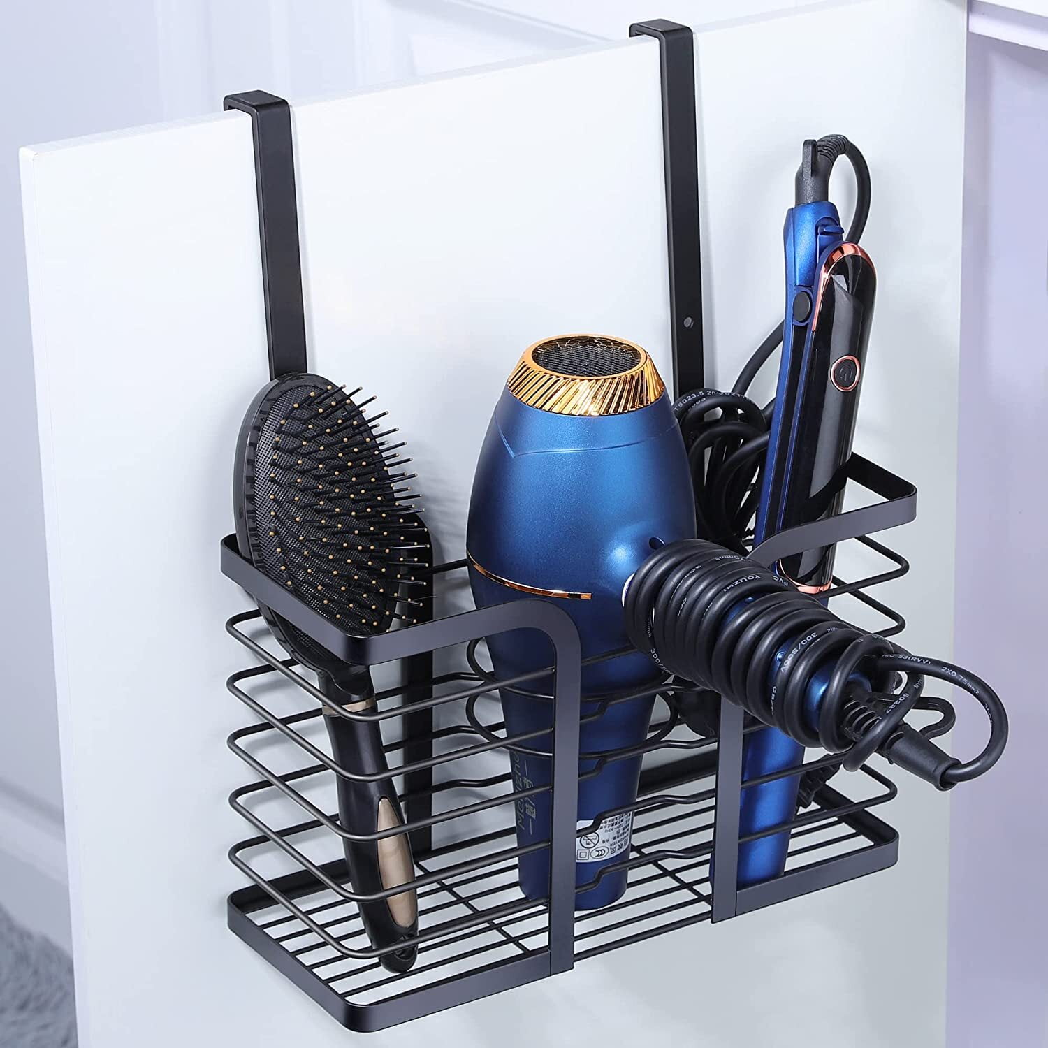 YIGII Hair Dryer Holder Hair Tool Organizer 3in1 Blow Dryer Holder