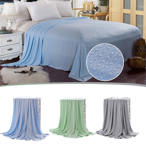 Teissuly Ice Blankets for Hot Sleepers And Night Sweats, Ice Blanket for All-Season, Ultra-Cool Lightweight Blanket, Ice Blankets Absorbs Body Heat to Keep Teissuly WER202310167062
