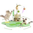 thumbnail image 1 of Juguete interactivo para gatos Aurapaws 6 en 1 Hide & Seek con pluma, 1 of 9