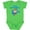 Apple Green, variant on I'm the Little Brother with Cute Monkey Boys Baby Bodysuit