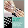 thumbnail image 2 of 504 PCS Medium Square Handmade Acrylic Nails for Acrylic Nails Professional, 3XL Extra Long, 12 Sizes Half Cover Straight Tapered Square French Fake Nail Tips for Nail Salons Home DIY Nail sets, 2 of 7