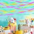 thumbnail image 6 of 1200 feet Glow Crepe Paper Streamers UV Glow Party Neon Streamer Black Light Reactive Fluorescent Neon Paper Party Streamers Glow in The Dark Wedding Birthday Blacklight Party Decorations, 6 of 8