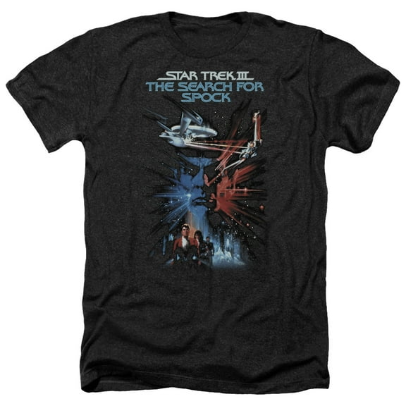 Star Trek - Search For Spock(Movie) - Heather Short Sleeve Shirt - Medium