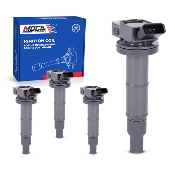 MOCA AUTOPARTS 4x Ignition Coils Fit for 2011-2016 Scion tC 2. 5L & 2001-2007 Toyota Highlander 2.4L & 2004-2008 Toyota RAV4 2.4L