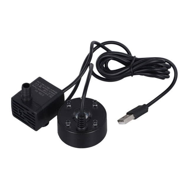 USB Powered Fog Machine with 4 Color LED Lights for Atmospheric Effects