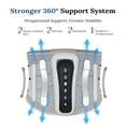 thumbnail image 2 of Faja lumbar ITHW para dolor lumbar, soporte lumbar para mujeres y hombres con correa ajustable, faja lumbar para ciática, hernia discal y escoliosis (talla pequeña), 2 of 5