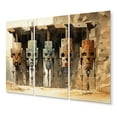 thumbnail image 2 of Designart "Tribes Dogon African Mask I" African Tribes Metal Wall Art Set, 2 of 5