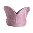 thumbnail image 2 of Florero de mariposa, florero de escritorio, decoración artesanal, adorno coleccionable, florero decorativo, florero de cerámica para dormitorio,, 2 of 9