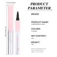 thumbnail image 7 of 4 Prong Waterproof Eyebrow Pen – 5ml – Microblade Effect, Natural Strokes – For Realistic Brows – 1pc, 7 of 7