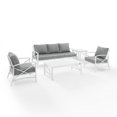 thumbnail image 4 of Crosley Kaplan 5 Piece Outdoor Sofa Set in Gray, 4 of 15