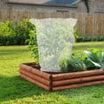 thumbnail image 5 of DISEN 4pcs Insect Bird Barrier Netting Meshes with Drawstring, 3.5' x 2.3' Garden Plant Net Covers for Tomato Fruit Tree Flower Vegetable, 5 of 8