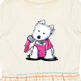 thumbnail image 4 of Inktastic Glamour Girl Westie Dog Girls Toddler Dress, 4 of 5