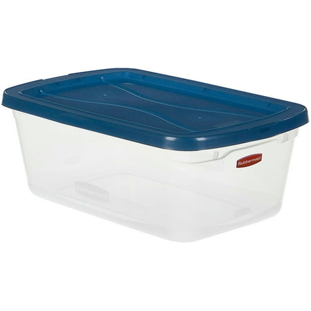 rubbermaid clear storage container lid qt clever quart box clears pack sterilite walmart comfort