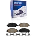 thumbnail image 5 of Detroit Axle - 10pc Brake Kit for 2013 2014 2015 2016 2017 Honda Accord, Drilled and Slotted Brake Rotors Ceramic Brake Pads: 11.54" Front and 11.10" Rear Rotor, 5 of 7