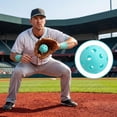thumbnail image 5 of Lsupdaol 36 Pcs 1.65 Inch Mini Plastic Baseball Training Balls Hollow Softballs with Drawstring Bag, 5 of 6