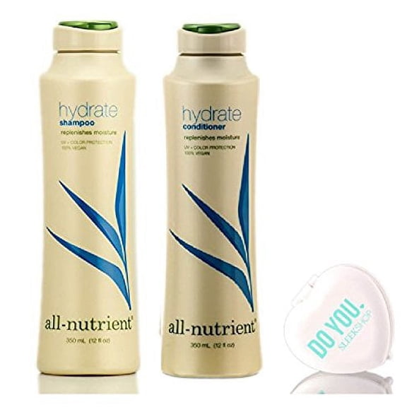 All Nutrient Hydrate Shampoo & Conditioner DUO Set, replenishe moisture w/MIRROR - 12 oz DUO Kit