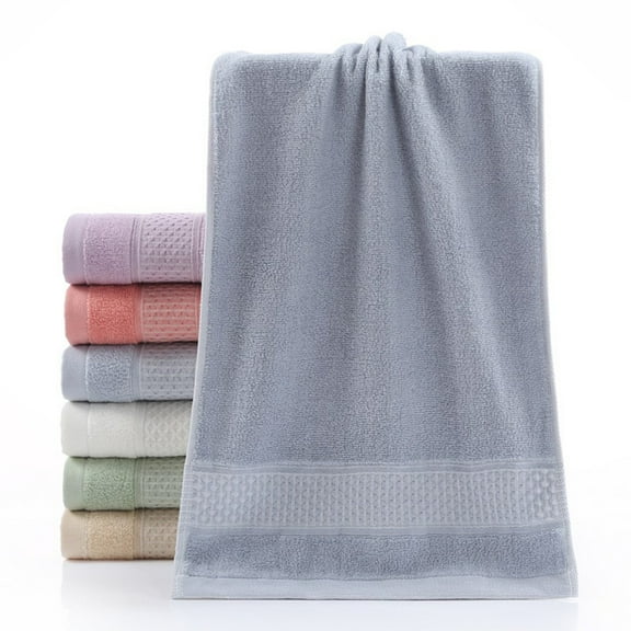Luxury Bath Towels,Bathroom Towels,Shower Towels,Thickened Soft Highly Absorbent Quicker Dry Cotton Towels,Towels for Bathroom Gym, Shower,Hotel(Gray 1pc 30*14in)from ANMUYUM