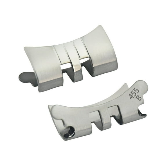 2 END LINK PIECE FOR JUBILEE BAND ROLEX LADY 6916 6917 69173 69174 69179 13MM