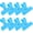 Blue, variant on Bag Clips Heavy Duty Stainless Steel Chip Clips, Food Bags Clamp Great for Kitchen Office to Seal Coffee Bags, Paper Sheets - Pack of 8(Red)