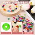 thumbnail image 3 of Uxcell 250pcs 6mm Bicone Glass Crystal Beads, Faceted Beads Grass Green, 3 of 5
