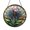 Acrylic 3.5 Inch, variant on Lotus Flower and Dragonfly Stained Glass Window Decor, Vibrant Nature Art Hanging for Calm Zen Inspired Living Spaces