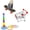 Intellective Toy B, variant on BURIBURI Bird Intellective Mini Basketball Rack Training Toy for Budgies Parakeet Parrot Cockatiels Conures Small and Medium Birds