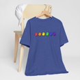 thumbnail image 4 of Rainbow Ghost Tee, Halloween Shirt, Unisex Graphic T-Shirt, Spooky Apparel, 4 of 6