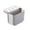 White, variant on Vikakiooze 2022 Home Storage and Organization Double Suction Cup Hanging Sink Kitchen Waste Dry And Wet Drains Basket