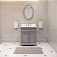thumbnail image 2 of Water Creation Derby 30" Wood Single Bathroom Vanity in Cashmere Gray/Chrome, 2 of 6