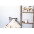 thumbnail image 3 of Barnwood Rustic Farmhouse 4ft Espresso Wooden Decorative Bookcase Picket Display Ladder, 3 of 8