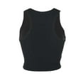 thumbnail image 2 of Kmbangi Women's Summer Slim Knit Tank Tops, Solid Color Sleeveless Round Neck Ribbed Crop Tops Causal Streetwear, 2 of 5