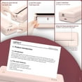 thumbnail image 5 of Mixfeer Wireless Printer, Portable Thermal Inkless Printer Compatible with Android iOS Phones & Laptops, Pink, 5 of 9